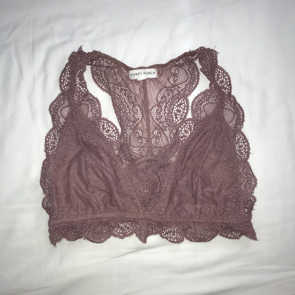 mauve bralette